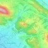 Knüll topographic map, elevation, terrain