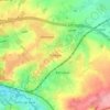Termaar topographic map, elevation, terrain