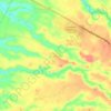 Puasinda topographic map, elevation, terrain