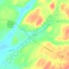 Rodman topographic map, elevation, terrain