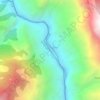 Tithi topographic map, elevation, terrain