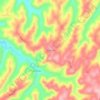 La Aguada topographic map, elevation, terrain