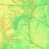 Boekend topographic map, elevation, terrain