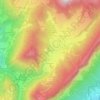 Boulière topographic map, elevation, terrain