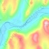 East Delhi topographic map, elevation, terrain