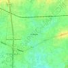 Ardooie topographic map, elevation, terrain