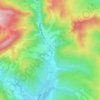 Olănești topographic map, elevation, terrain