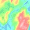 Kaipokok topographic map, elevation, terrain