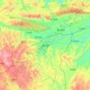 金沙县 topographic map, elevation, terrain