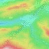 Elmau topographic map, elevation, terrain