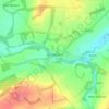 Pencaitland topographic map, elevation, terrain