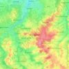 Borgloon topographic map, elevation, terrain