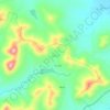 北山口 topographic map, elevation, terrain