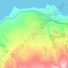 Atsipopoulo topographic map, elevation, terrain