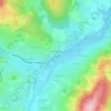 La Garde topographic map, elevation, terrain