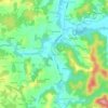 Pavković Selo topographic map, elevation, terrain
