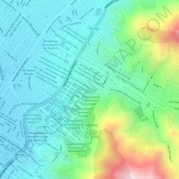4L topographic map, elevation, terrain