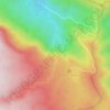 Dandongadale Falls topographic map, elevation, terrain