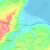 Alubijid topographic map, elevation, terrain