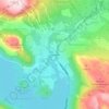 Hovden topographic map, elevation, terrain