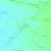 Pematang Karangan Hulu topographic map, elevation, terrain