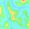 Muzinda topographic map, elevation, terrain