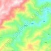 方祥乡 topographic map, elevation, terrain