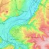 Jupille-sur-Meuse topographic map, elevation, terrain