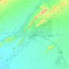 Kandahar topographic map, elevation, terrain