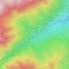 بامسی topographic map, elevation, terrain