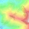 Bethan topographic map, elevation, terrain