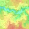 La Chapelle-Gauthier topographic map, elevation, terrain
