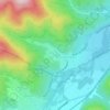 Eselweg topographic map, elevation, terrain