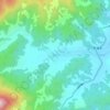 桥下村 topographic map, elevation, terrain