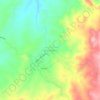 Tala Cañada topographic map, elevation, terrain
