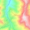 Kuwari topographic map, elevation, terrain