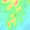 西荒 topographic map, elevation, terrain
