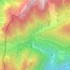 Mangartski slap topographic map, elevation, terrain