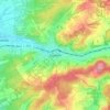 Zeutern topographic map, elevation, terrain