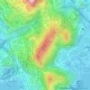 Black Hill topographic map, elevation, terrain