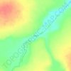 Antero topographic map, elevation, terrain
