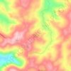 São João do Deserto topographic map, elevation, terrain