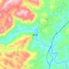 湾水镇 topographic map, elevation, terrain