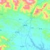 Nanzhao topographic map, elevation, terrain