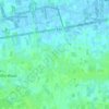Voshoek topographic map, elevation, terrain