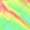 Peña de Hierro topographic map, elevation, terrain