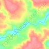 Choa topographic map, elevation, terrain
