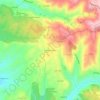Lagoa da Pedra topographic map, elevation, terrain