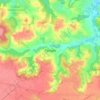 Hvozdiv topographic map, elevation, terrain