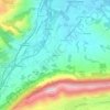 Bagnoli topographic map, elevation, terrain